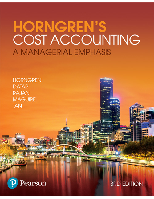 Solutions for Horngren's Cost Accounting, 3rd Edition by Horngren