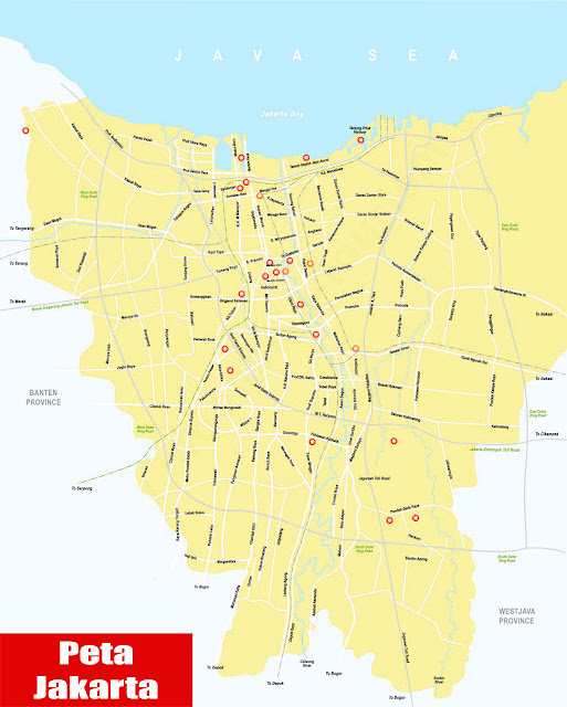 Gambar Peta Jakarta