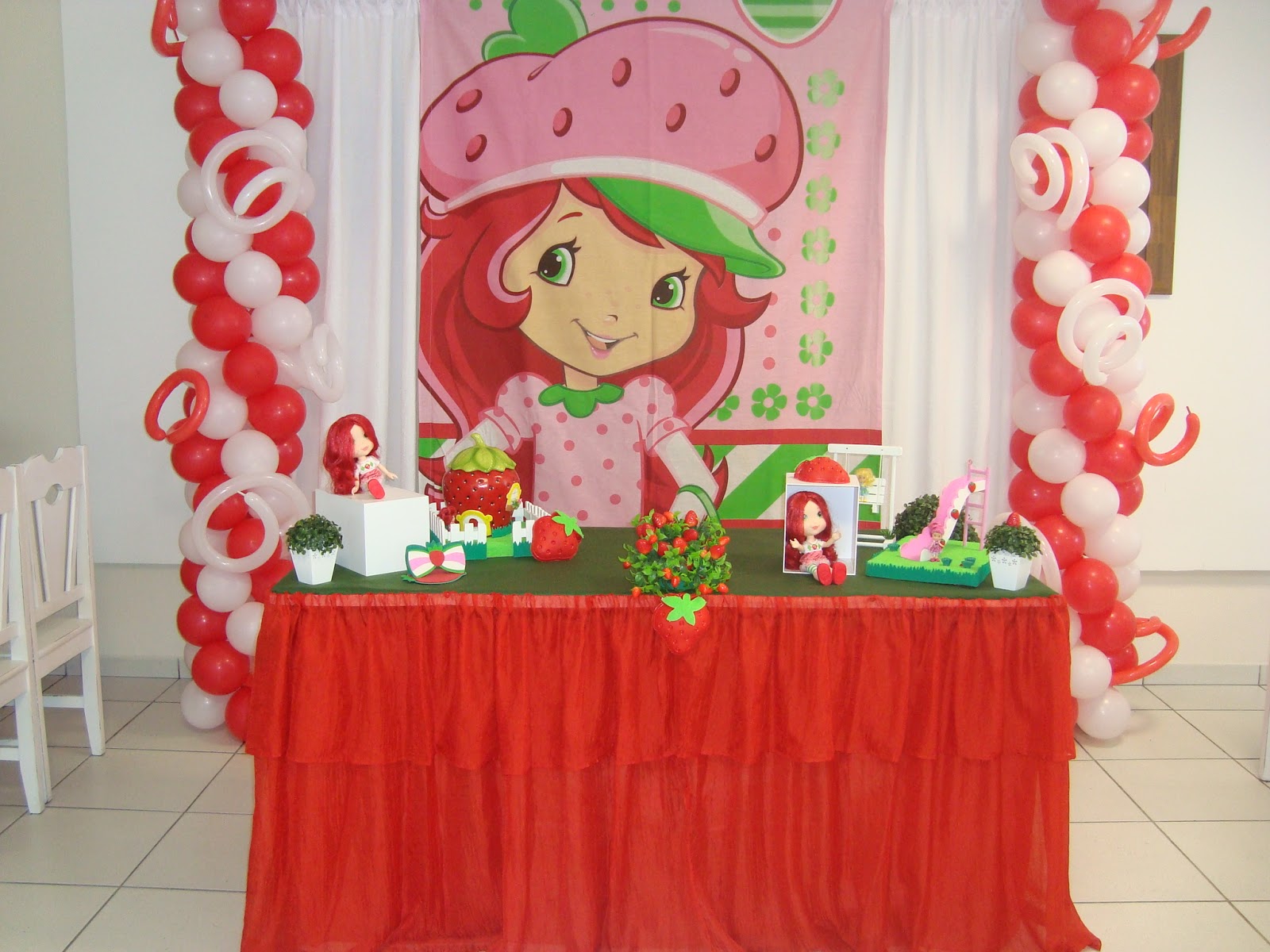 KaDe Festas: Decoração Moranguinho