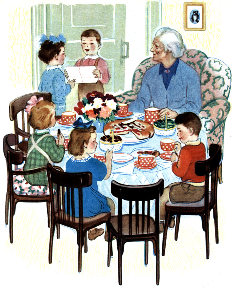 В гости к нам пришла игра. Семейные традиции. Семейные традиции для детей. Семья обедает за столом. Дети за столом.