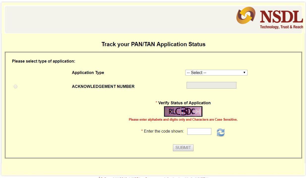 How to Check Pan Application Status Online How to Track Status of PAN