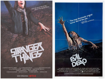 Pósters de películas Stranger Things - The Evil Dead