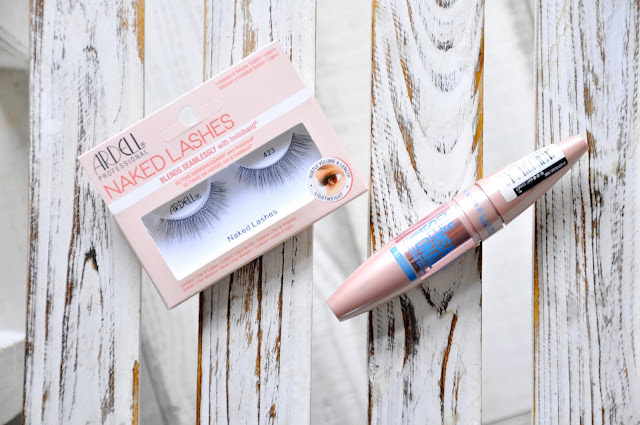ardell naked lashes, maybelline sensational waterproof