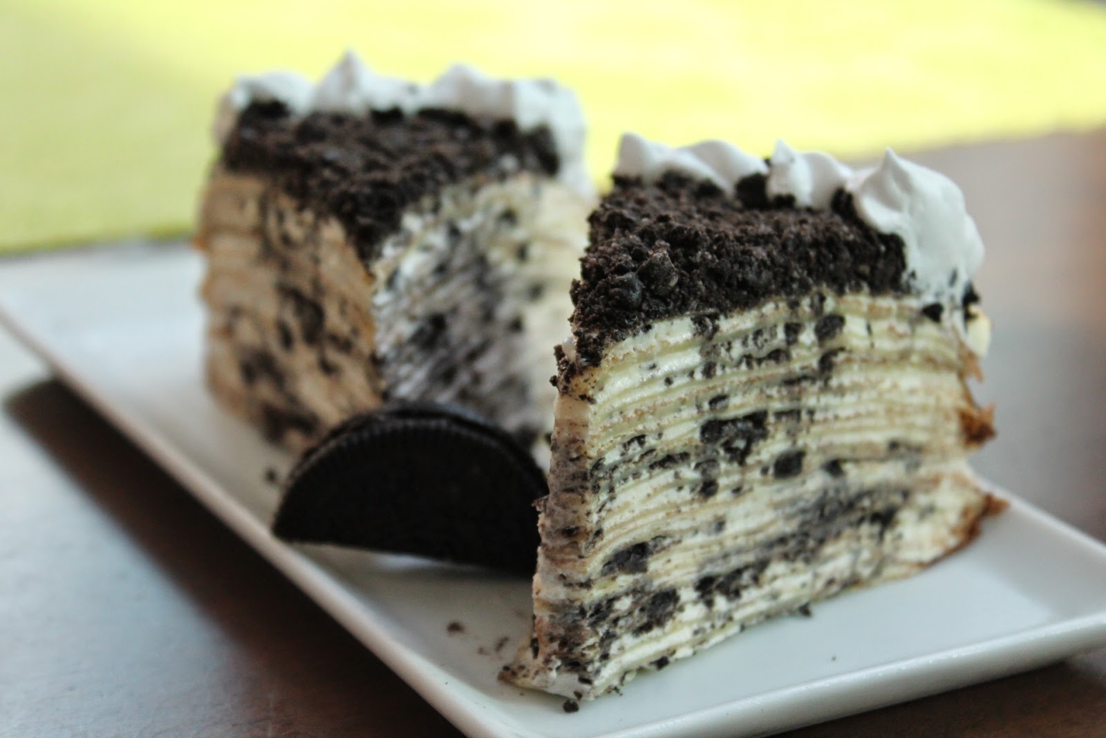 Vicky's Bakery Recipe Oreo Mille Crepe 奥利奥法式千层蛋糕