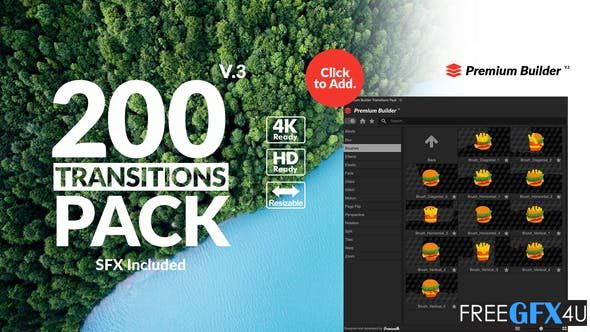 Videohive - Transitions Pack V3