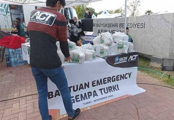 ACT Salurkan Bantuan untuk Korban Gempa Turki
