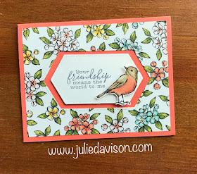Stampin' UP! Bird Ballad Stitched Nested Label Cards ~ 2019-2020 Annual Catalog ~ www.juliedavison.com #stampinup #cleanandsimple