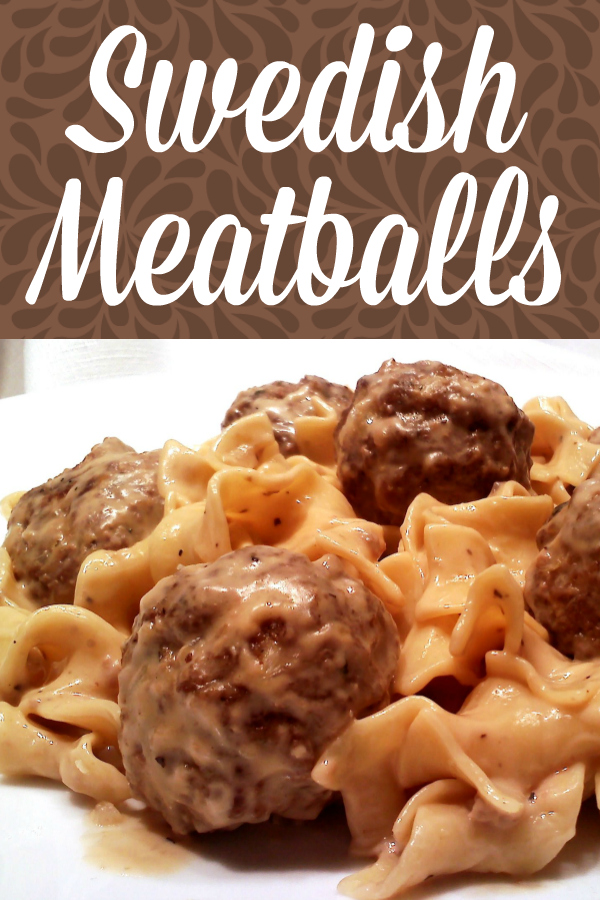 Swedish Meatballs! A quick and easy version of Swedish Meatballs using homemade meatballs, sour cream, cream of mushroom soup and brown gravy mix. Includes alternative for making Hamburger Stroganoff!