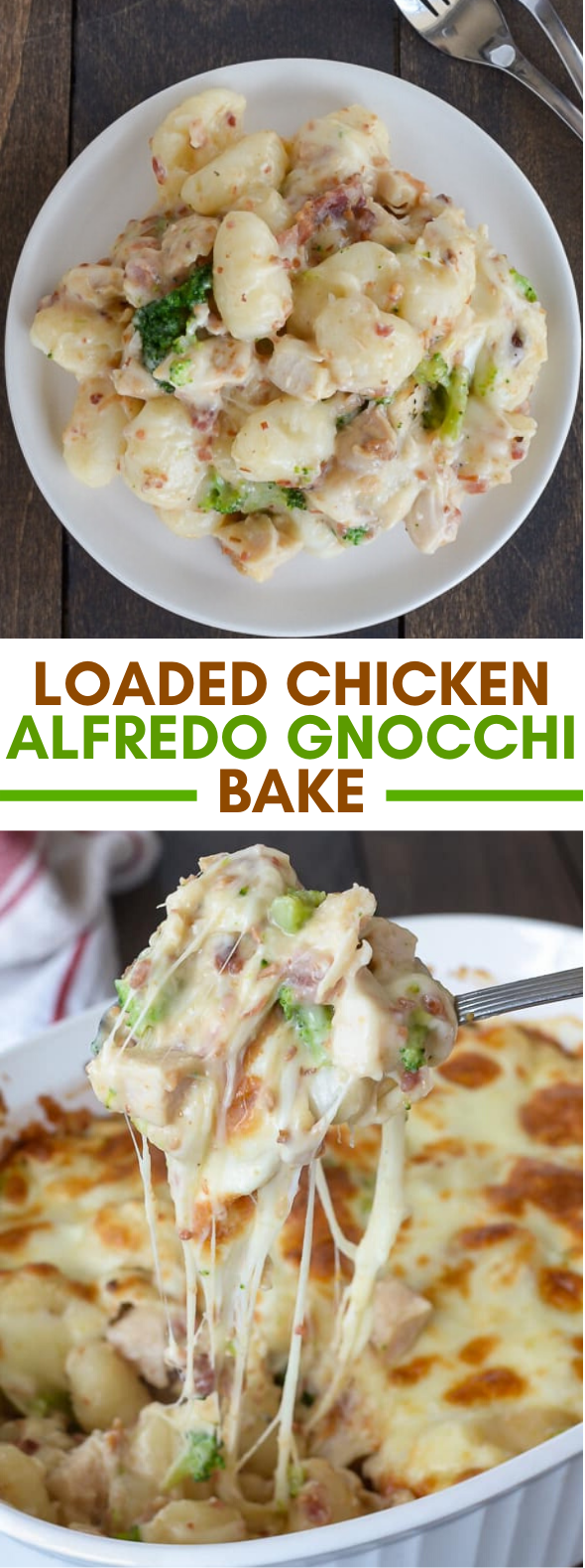 LOADED CHICKEN ALFREDO GNOCCHI BAKE dinner meals
