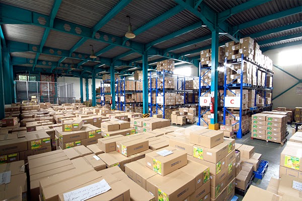 Gambar Fasilitas Pengemasan di Pabrik Kardus di Palembang