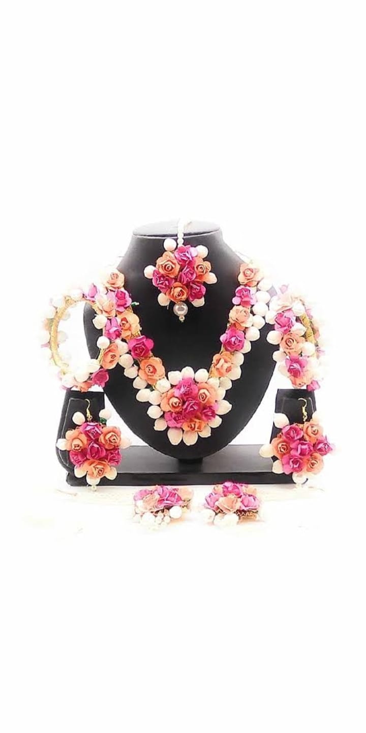 artistic handmade materials Artificial flower jewellery