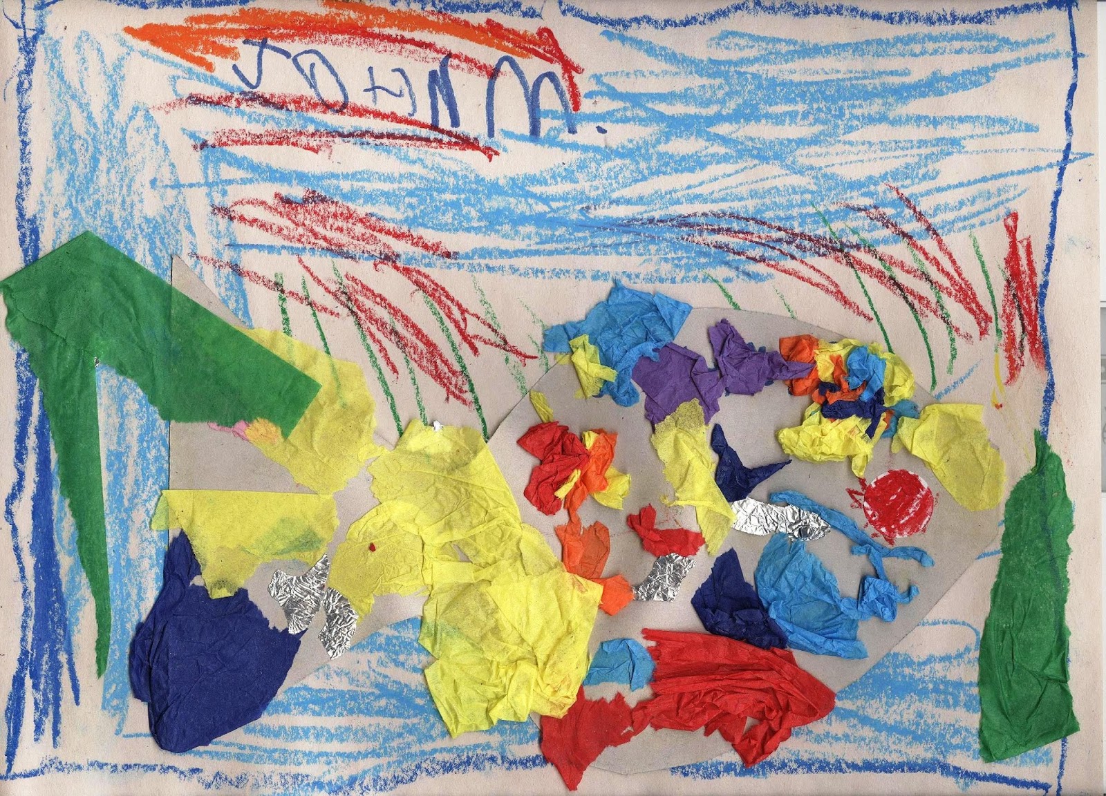 Mr. Zamora's Grade 1 Room 5: Rainbow Fish Art