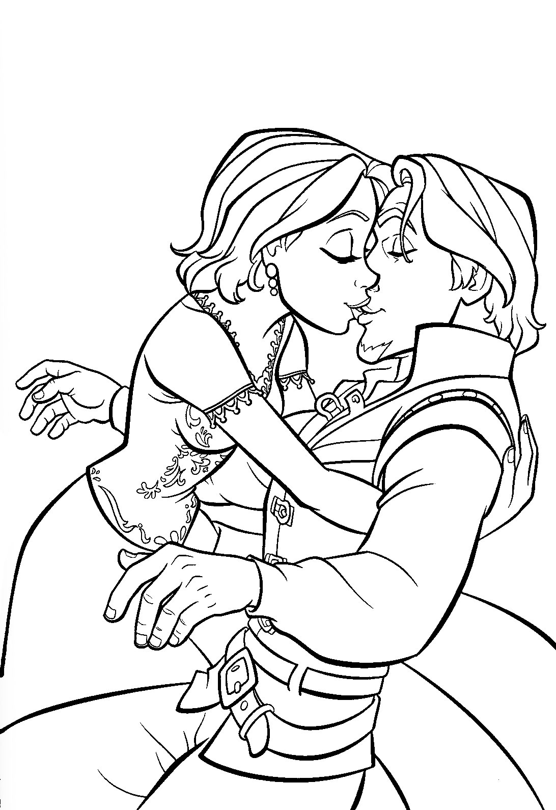 tangled and her palace pet coloring pages - photo #40
