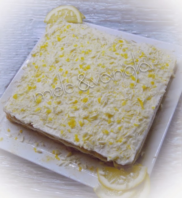 tiramisù al limone e cioccolato bianco