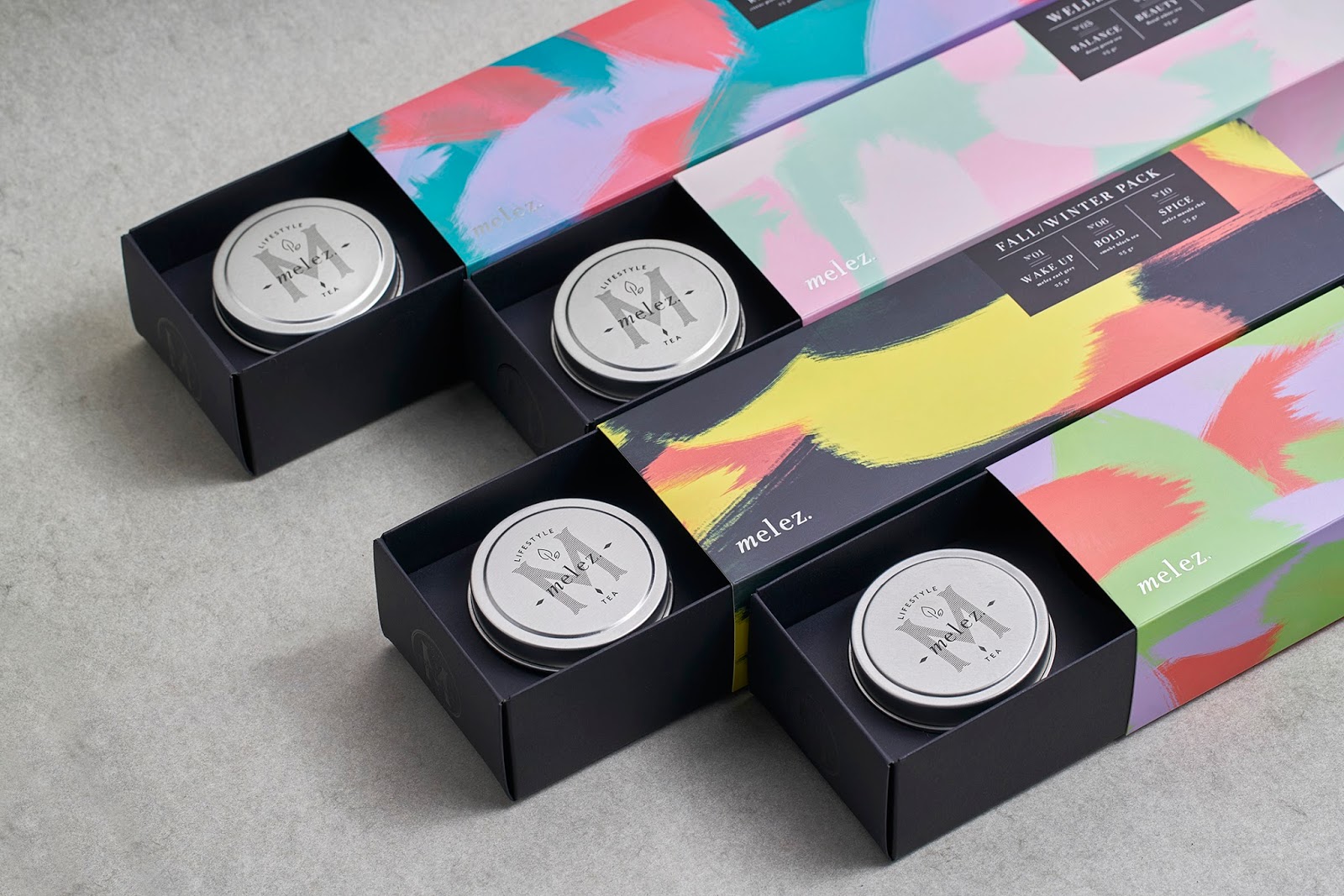 Melez Tea Gift Packs on Packaging of the World Creative Package