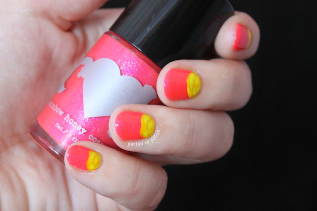 Half Moon Meets Floral Over Rainbow Honey Control