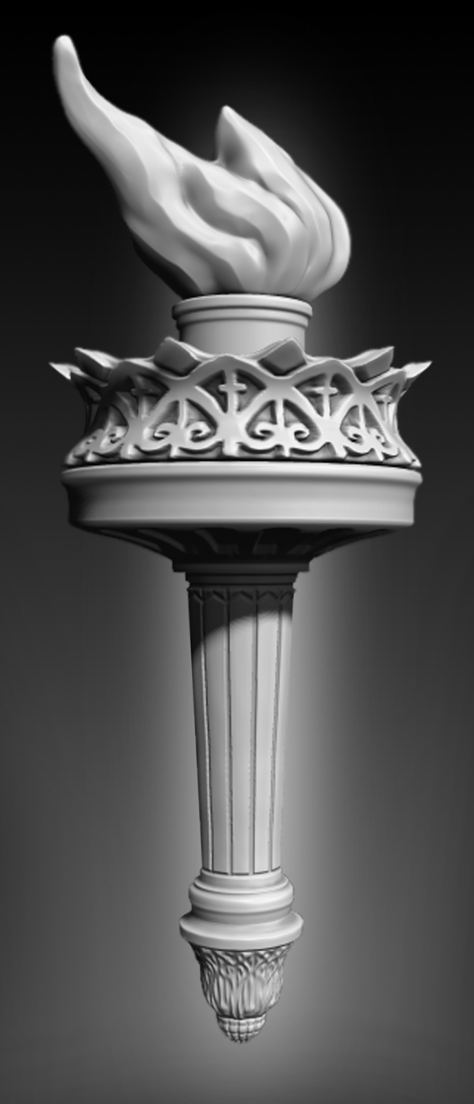 Michael Ferrari Fontana Statue Of Liberty 3d Model And SLS Output Michael Ferrari Fontana Statue Of Liberty 3d Model And SLS Output