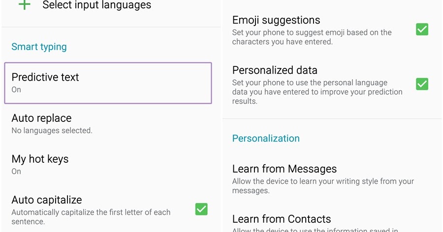 samsung keyboard predictive text samsung keyboard predictive text