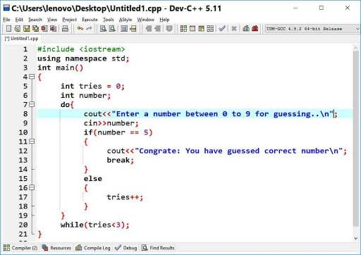 Do while loop C++ example program explanation - Techilm