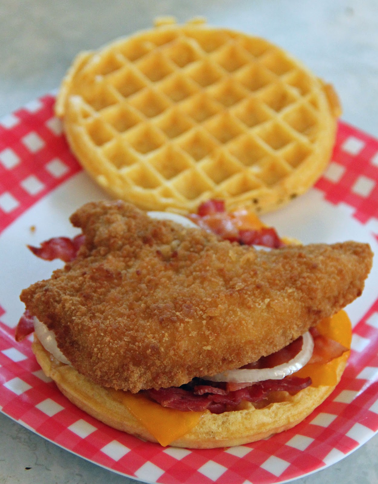 Jo and Sue: Easy Chicken and Waffle Sandwich