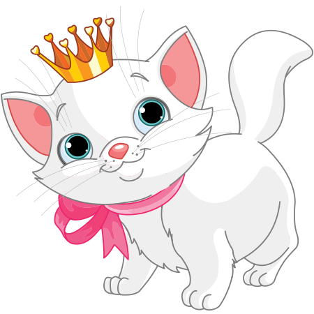 Princess kitten icon