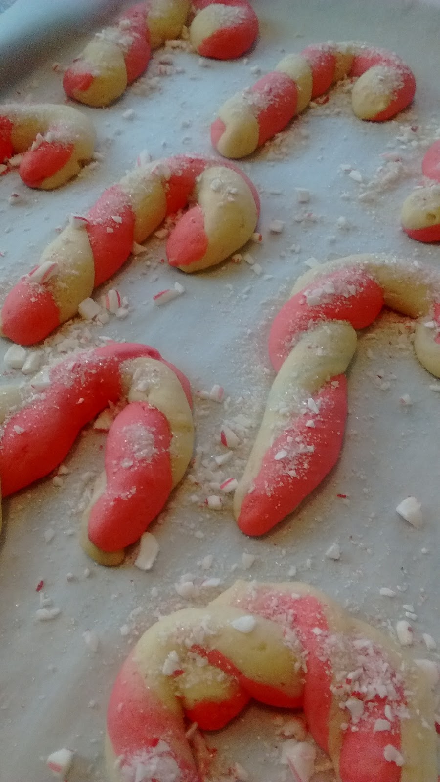 Historical Recipe Candy Cane Cookies