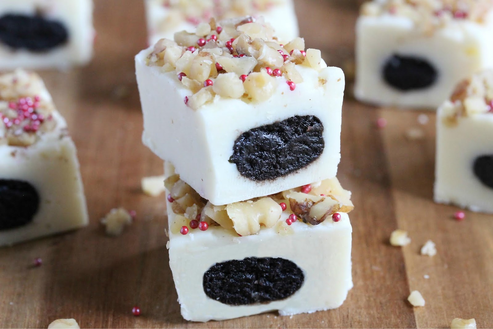 OREO TRUFFLE STUFFED WHITE CHOCOLATE FUDGE In Good Flavor Great