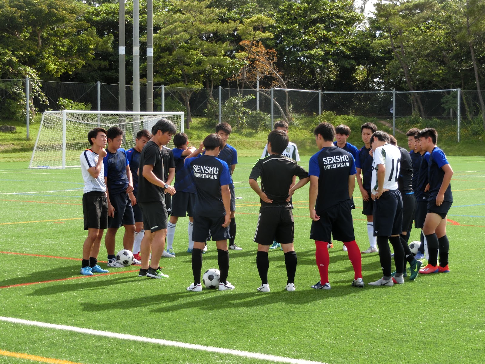 専修大学北上高校男子サッカー部 インターハイ前日 開会式