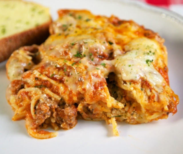 The Best Baked Spaghetti The Best Baked Spaghetti
