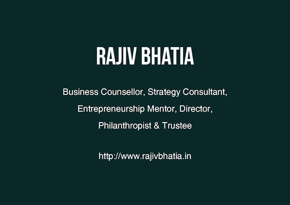 Rajiv Bhatia's Blog