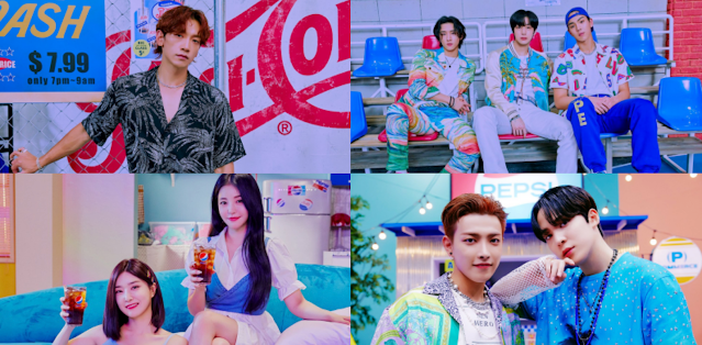 Ateez, Brave Girls, Monsta X y Rain se unen en SUMMER TASTE para 2021 K-POP PEPSI