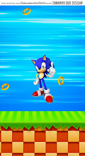 Fiesta de Sonic: Etiquetas para Candy Bar para Imprimir Gratis.