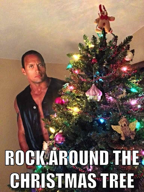 The Rock Around the Christmas Tree - Friday Frivolity - Holiday Cheer, One Way or Another - Christmas Memes + LINKY for all things Fun, Funny, Happy & Hopeful!