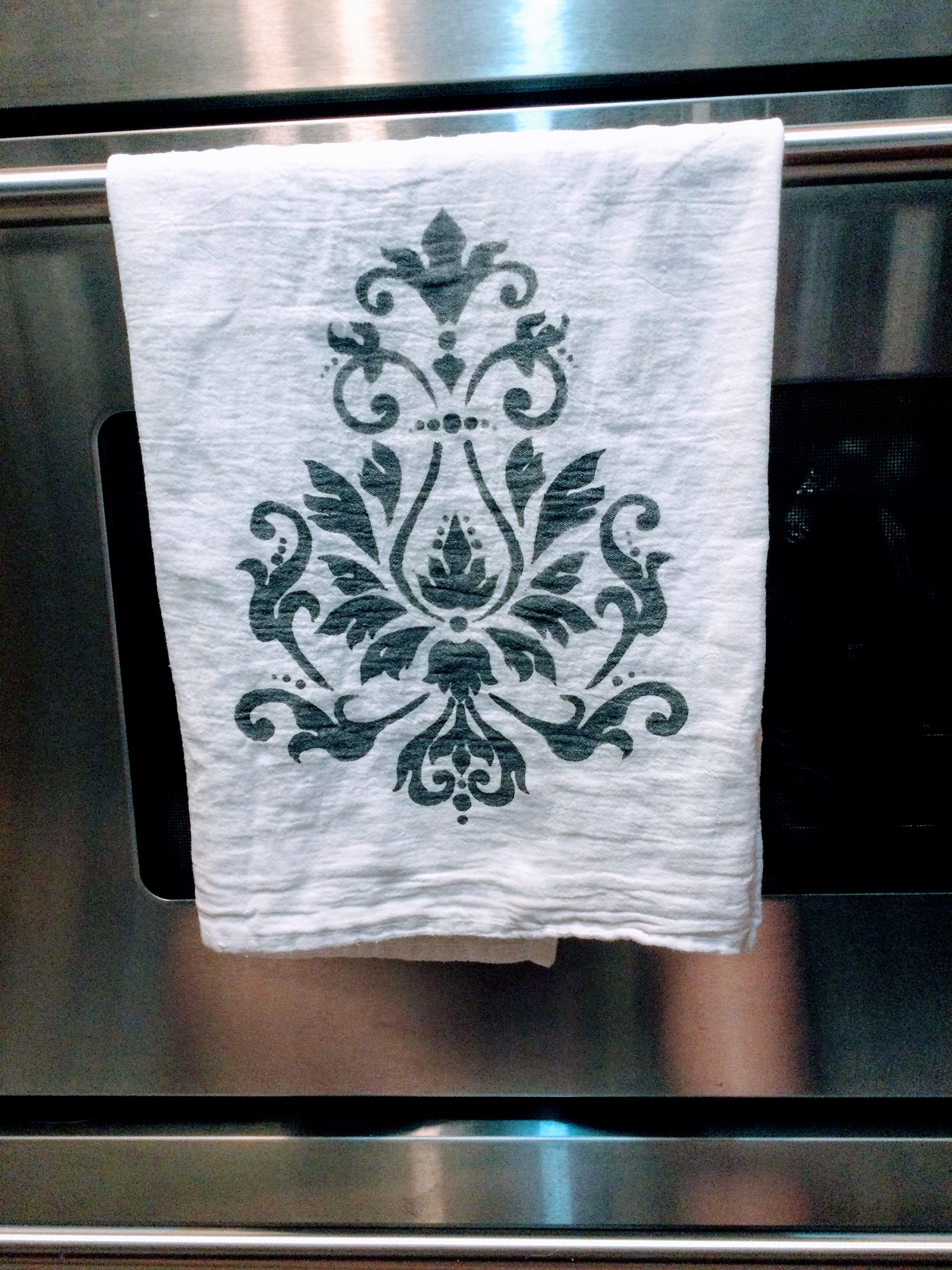 How to make custom kitchen towels Vintage Style Gal