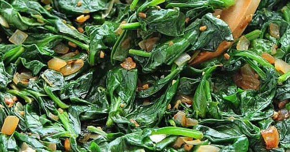 The Best Sauteed Spinach #vegetarian #healthy