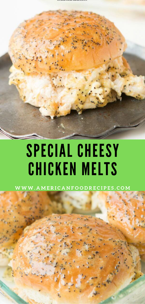 Special Cheesy Chicken Melts Recipe By Mom