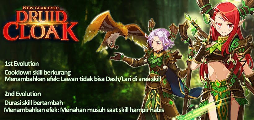 Druid Cloak Evolution Lost Saga Indonesia