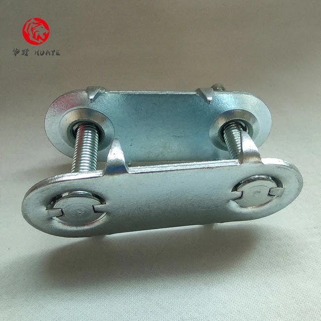 Stainless steel conveyor belt fastener