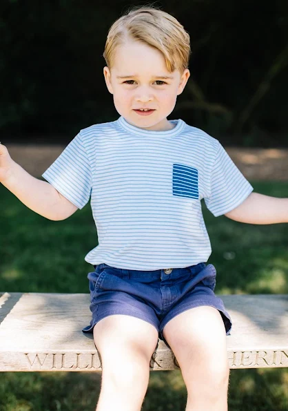 Prince William and Duchess Catherine have released new photos of their son, Prince George, to mark his 3rd birthday