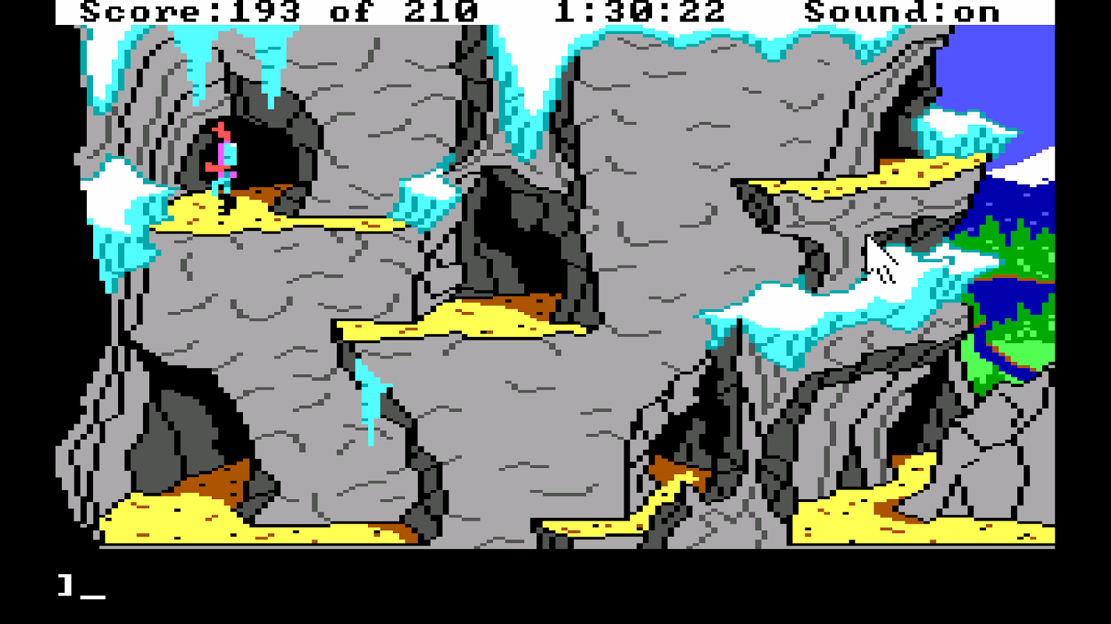 Quest 3 экран. King's Quest III. King s Quest 1984. Пиксельный квест. King's Quest II игры для Apple IIGS.