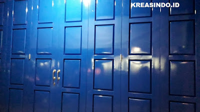 Pintu Ruko Besi Powder Coating pesanan Bu Miniwati di Cilegon Banten Pintu Ruko Besi Powder Coating pesanan Bu Miniwati di Cilegon Banten