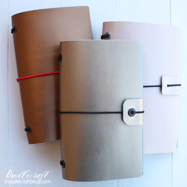 Refillable Leather Journal DIY
