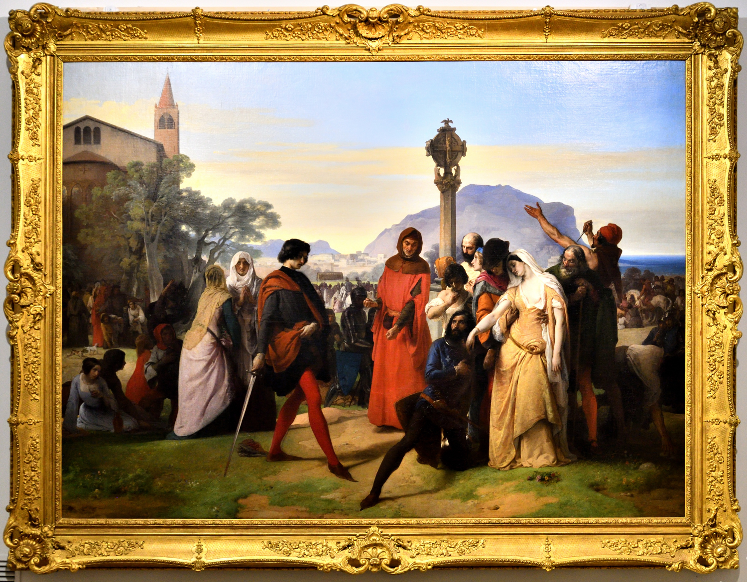 Francesco Hayez. I vespri siciliani (1846) Galleria Nazionale d'Arte Moderna Roma