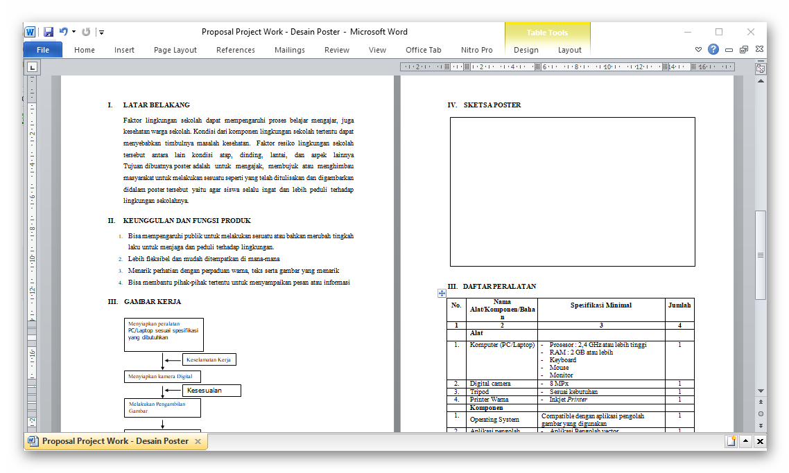 Contoh Proposal Ukk Smk Multimedia Desain Poster Guru Animasi