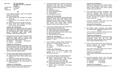 Soal Spmk Ips Ub 2016