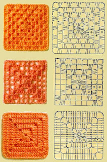 Crochet square pattern