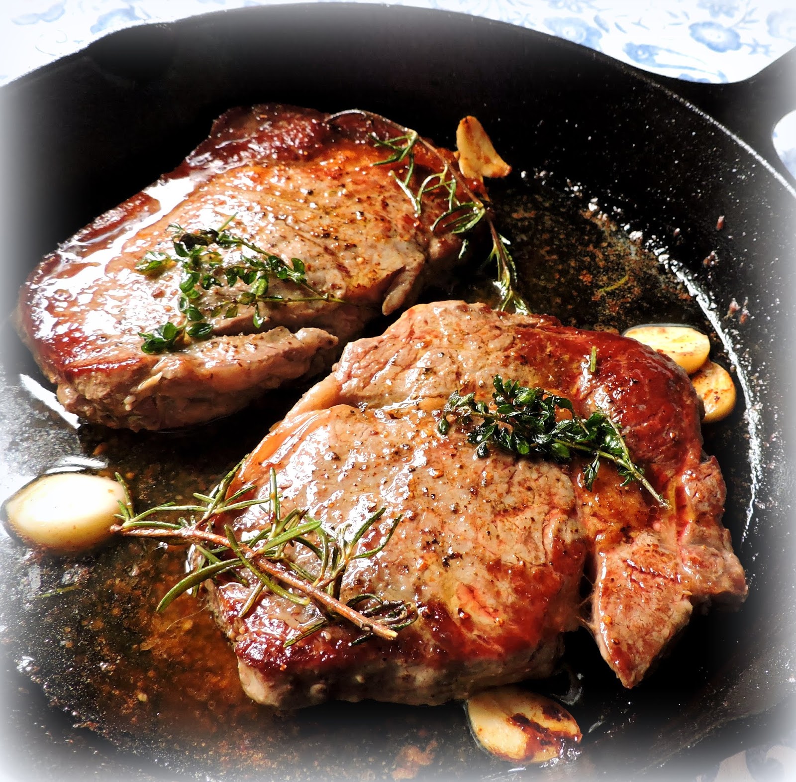 Butter, Herb & Garlic Basted Steaks The English Kitchen