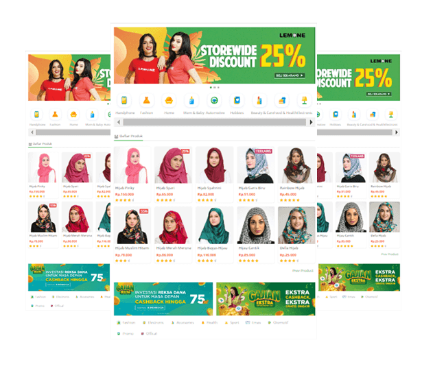 Download Free Premium Tokopedia Blogger Template