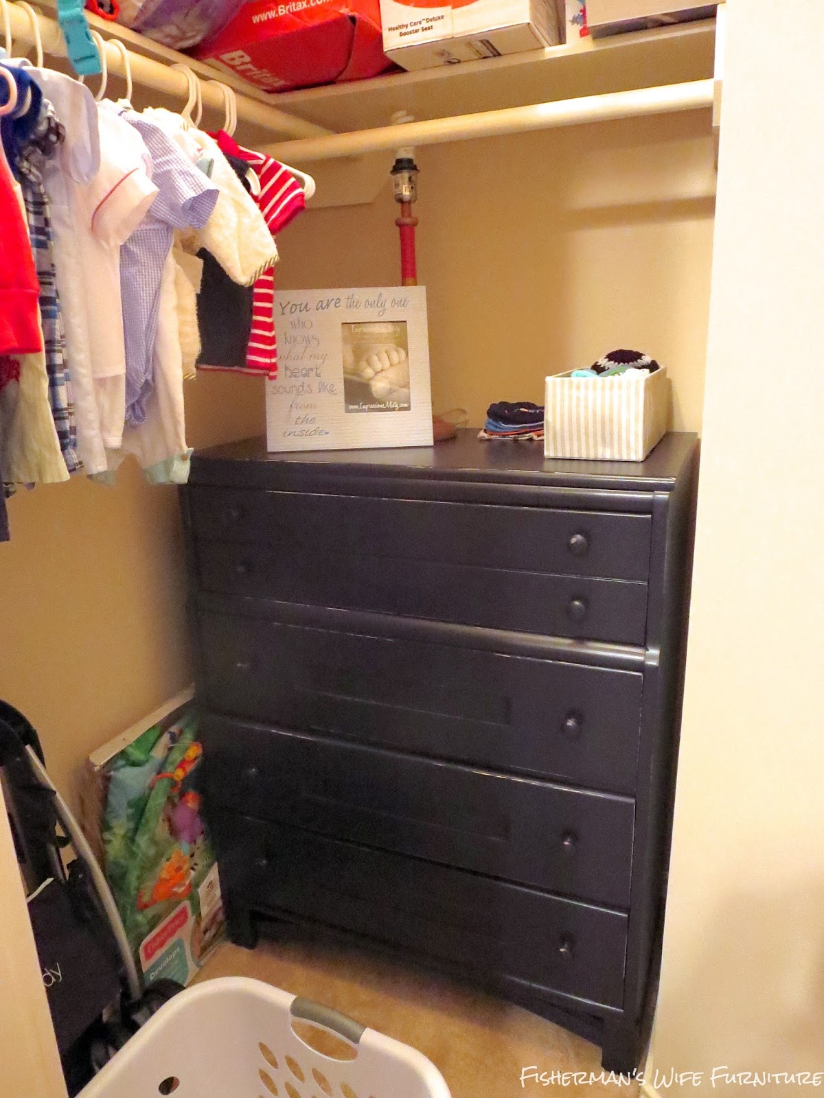 Fisherman's Wife Furniture Blue Nursery with Navy Dressers