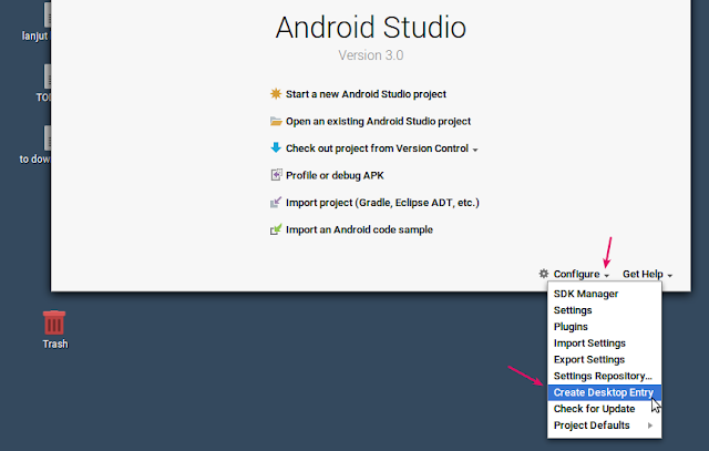 Cara MengInstall Android Studio 3.x di Linux 'Tips Dari Berga Tech'